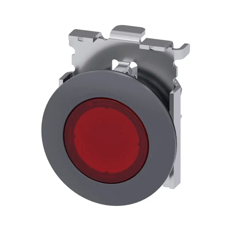 PULS.LUM.PIATTO ROSSO 30MM - SIEMENS 3SU10610JB200AA0