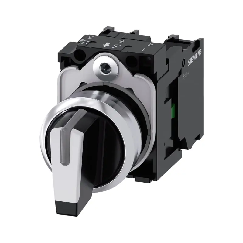 SEL.LUM.LEVA BIANCO MOMENTUL 3POS.1NA,1NA - SIEMENS 3SU11502BM601NA0