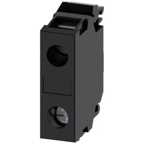 MORSETTO DI SUPPORTO NERO FRONT.VITE - SIEMENS 3SU14001DA101AA0
