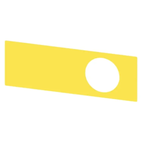TARGH.ADESIVA GIALLA NEUTRA - SIEMENS 3SU19000BE310AA0