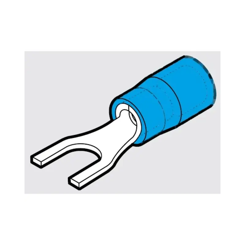 CAPOCORDA HALOGEN FREE BLU FORC.VITE 8MM. - CEMBRE BP-U8