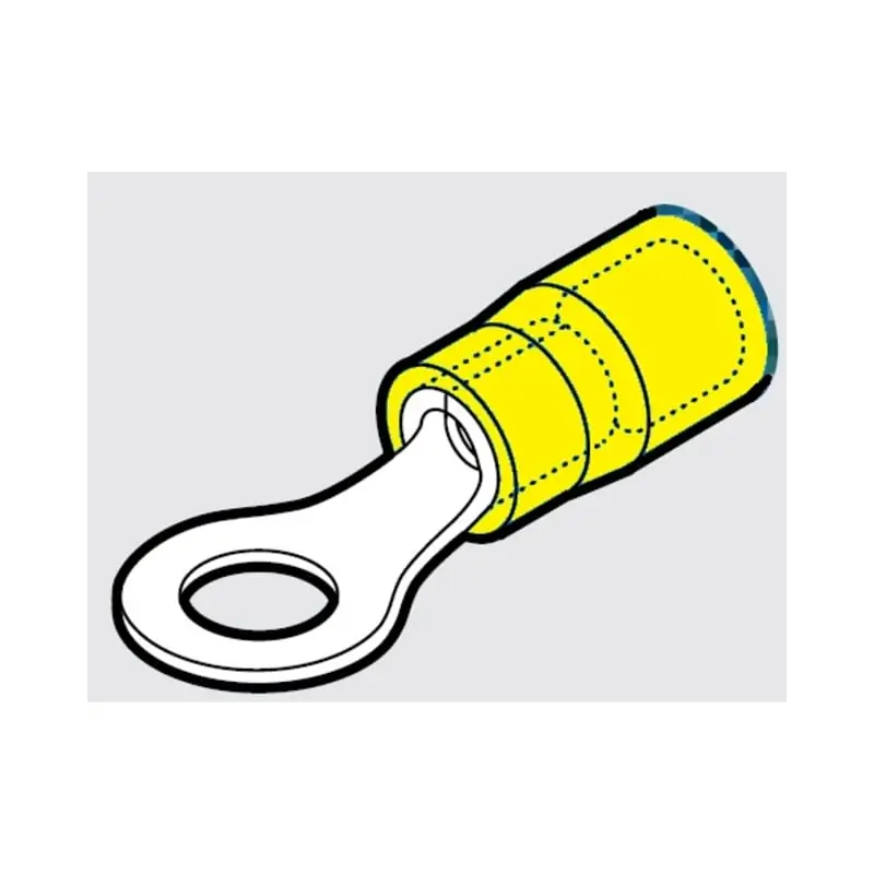 CAPOCOR.HALOGEN FREE GIALLO OCCH.VITE 4MM. - CEMBRE GP-M4