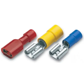 INNESTO FEM.RINFORZ.ISOLATO GIALLO 6,35X0,8 - CEMBRE GK-F608P