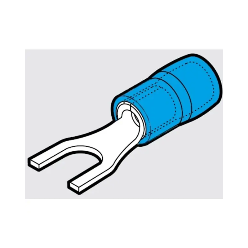 CAPOCORDA RINFORZATO BLU FORC.VITE 3MM. - CEMBRE BKY-U3