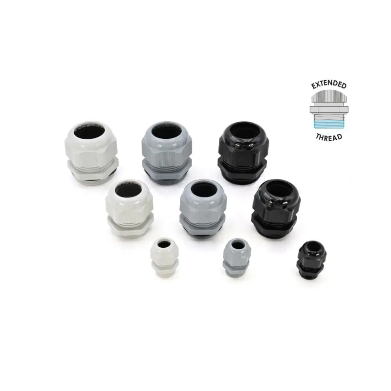 PRES.PA6.6 FIL.LUNGO IP68 M16X1,5 GRIGIO SC - CEMBRE 1901.M16G