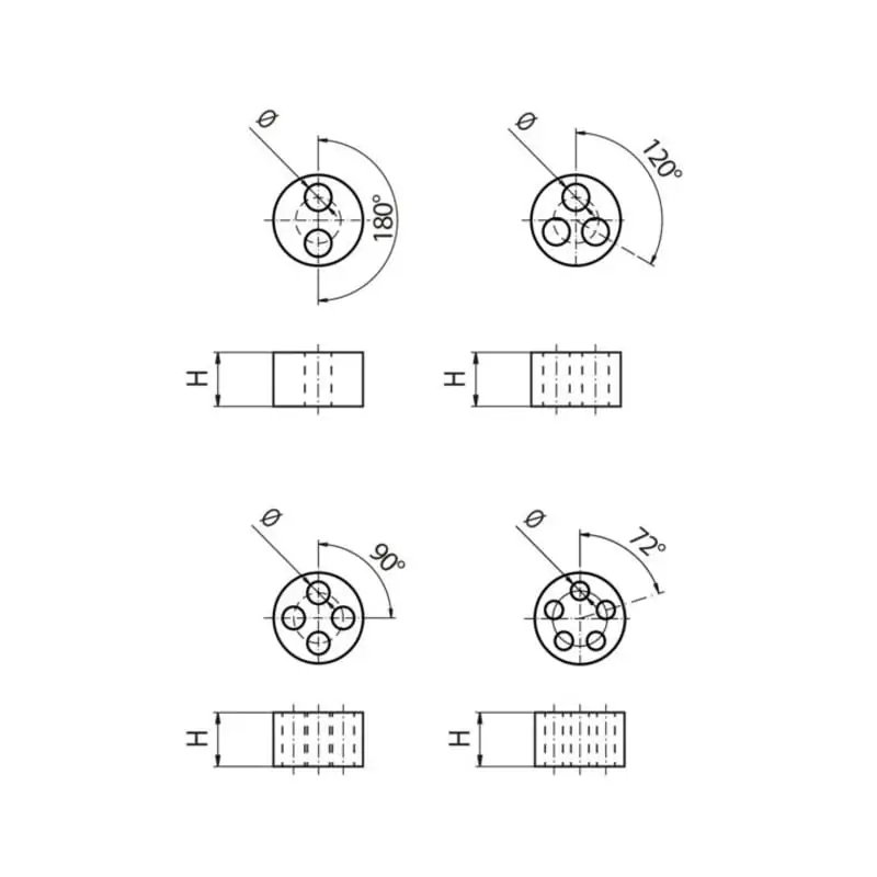 GUARNIZIONE MULTIFORO X M20 -3 FORI- ?5MM - CEMBRE 36A3M2035