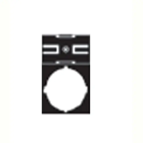 PORTA-TARGA PTPS-22 PULSA. ?=22 17X30 NERO - CEMBRE 34002