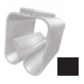 TARGHETTA MG-TPMF NERO 4X10MM X TUBETTI - CEMBRE 42010B