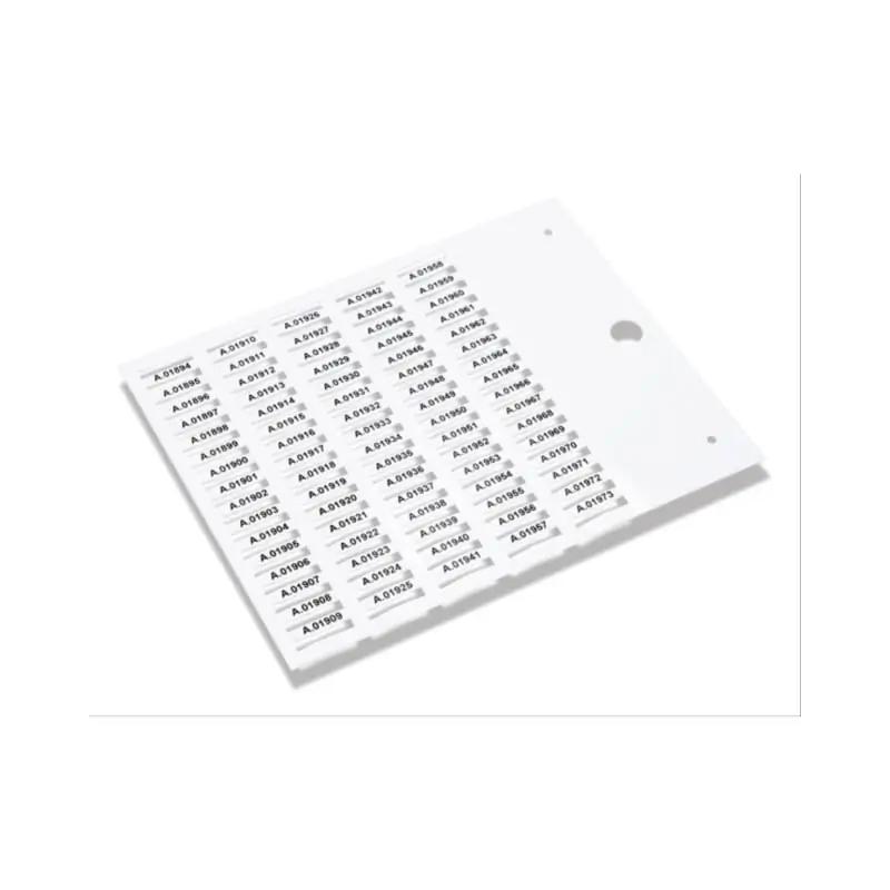 TARGHETTA MG-TPMF GIALLA 4X18MM X TUBETTI - CEMBRE 42044B