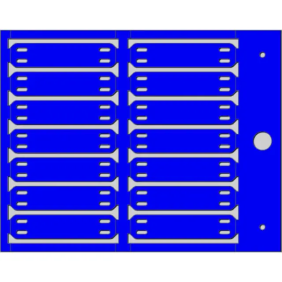 TARGH.MG-ETF SBS FISS.FASCETTA 13X57 MM BLU - CEMBRE 64162-SBS