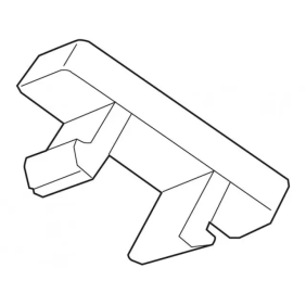 TARGHETTA MG-CPM-04 BIANCA 3X10 X MORSETTI - CEMBRE 41392