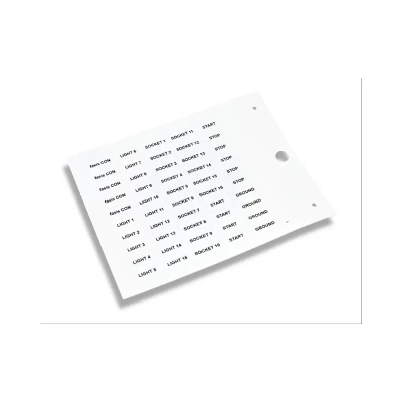 TARGHET.MG-TAR GIALLA 14X84 X COMPONENTI - CEMBRE 45142