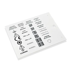 TARGHETTA MG-TAP TRASPARENTE 15X67MM - CEMBRE 990514