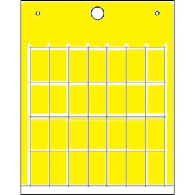 TARGH.MG-TAA ADES.GIALLO 15X27 X COMPONENTI - CEMBRE 49143N