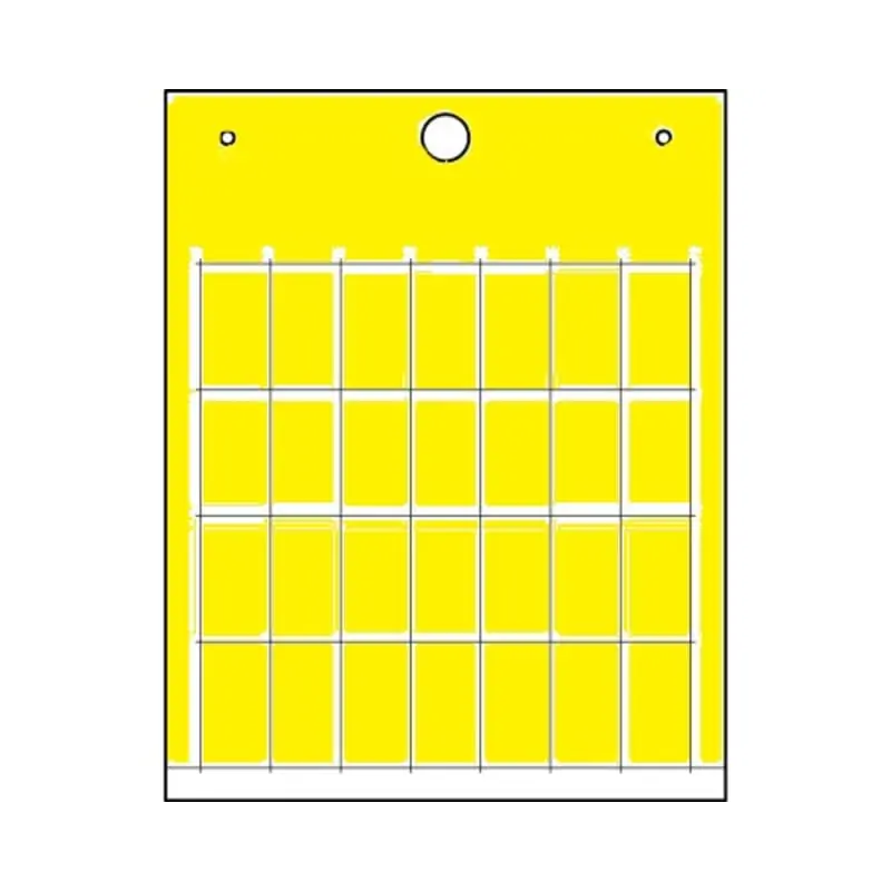 TARGH.MG-TAA ADES.GIALLO 15X27 X COMPONENTI - CEMBRE 49143N
