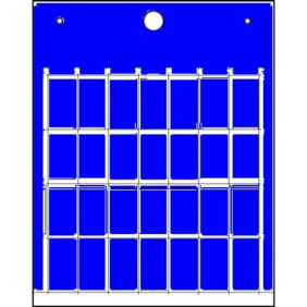 TARGH.MG-TAA ADES.BLU 9X50 X COMPONENTI - CEMBRE 49167