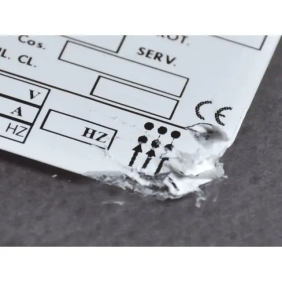 Etich.di sicurezza MG-SAT-D bianco 37x74 mm - CEMBRE 29902