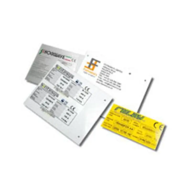 TARGA QUADRO MG-VRT-A AD.GIALLA PVC 92X118 - CEMBRE 88413