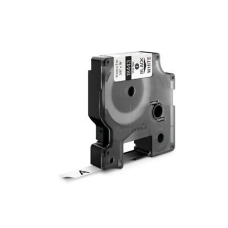 NASTRO 9 MM VINILE BIANCO SU NERO - CEMBRE 1805437