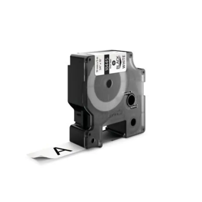 NASTRO 19 MM VINILE BIANCO SU NERO - CEMBRE 1805436