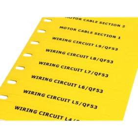 TARGHETTA TAR-ROLL  SEGN.BIANCA 9X70 MM - CEMBRE 75099