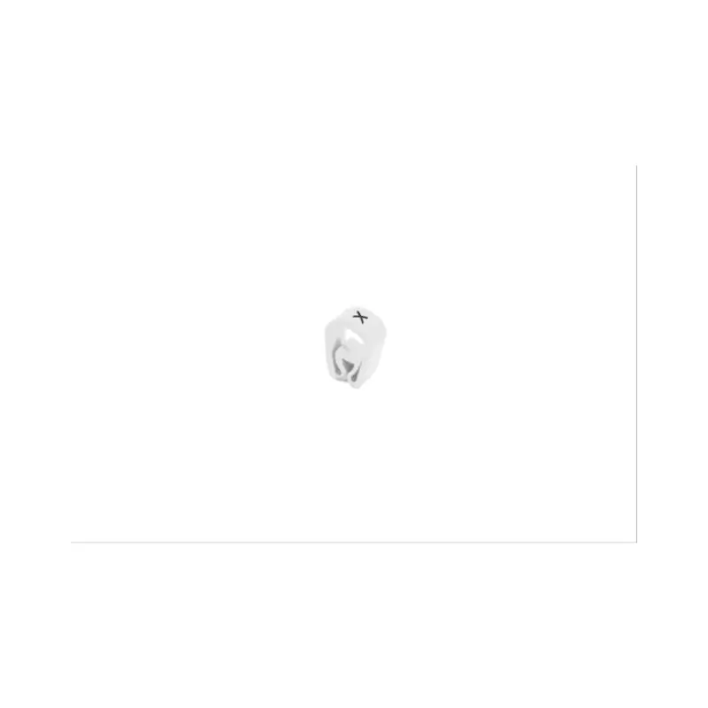 ANELLO SIGLAT.RMS-03 ?=4-10 BIANCO SIGLA X - CEMBRE 59749-X