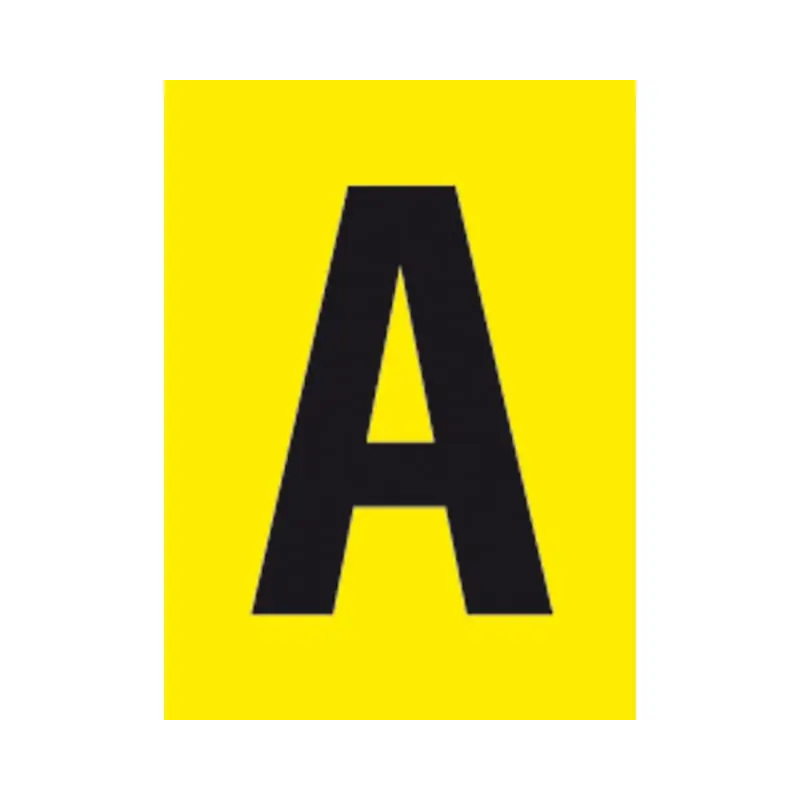 ETICH.ALFAN.ANL IN VINILE 15X10 MM.TESTO=C - CEMBRE 374103-C