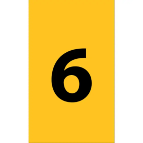 ETICHETTA ANL 175X199 MM. CON TESTO =6 - CEMBRE 374111-6