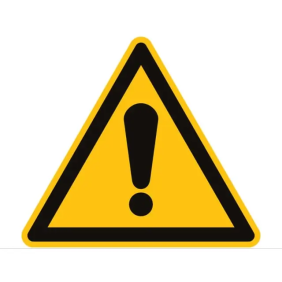 Etich.avvert.WS-AD -pericolo generico-100mm - CEMBRE 200003