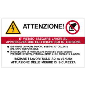 ETICH.VS-I80 PER IMP.ELETTR.70X120 POLACCO - CEMBRE 268000-PL