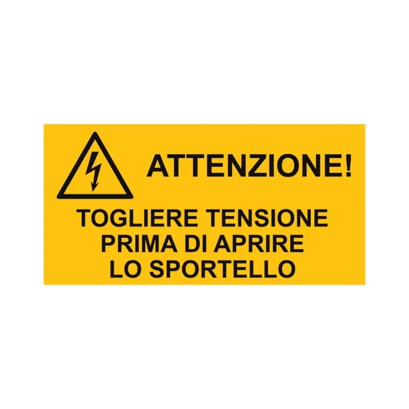 Etich.VS-I83 per imp.elettr.52x105 tedesco - CEMBRE 268300-D