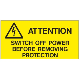 Etich.VS-I84 per imp.elettr.52x105 inglese - CEMBRE 268400-GB