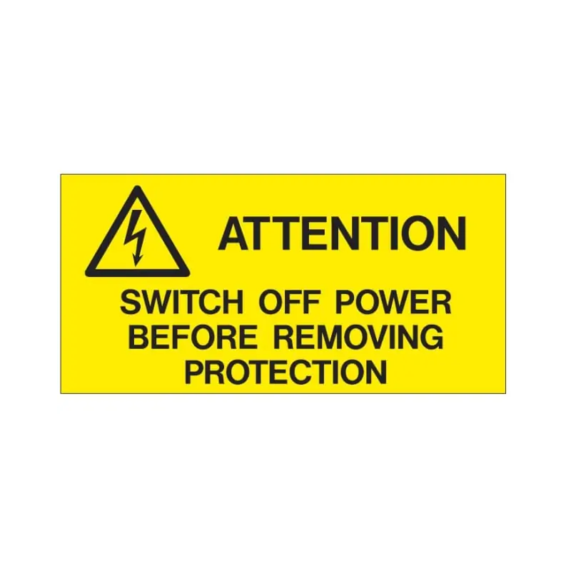 Etich.VS-I84 per imp.elettr.52x105 inglese - CEMBRE 268400-GB