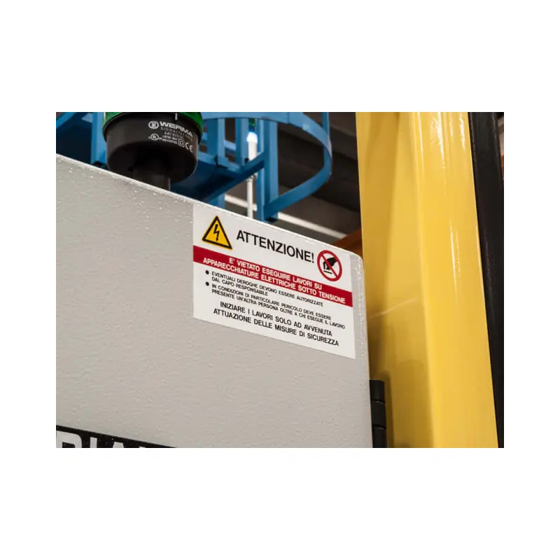 Etich.VS-I85 per imp.elettr.52x105 - CEMBRE 268500