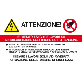 TARG.ALL.VS-I80 70X120 MM. SIMBOLI+TESTO GB - CEMBRE 268000NAR-GB