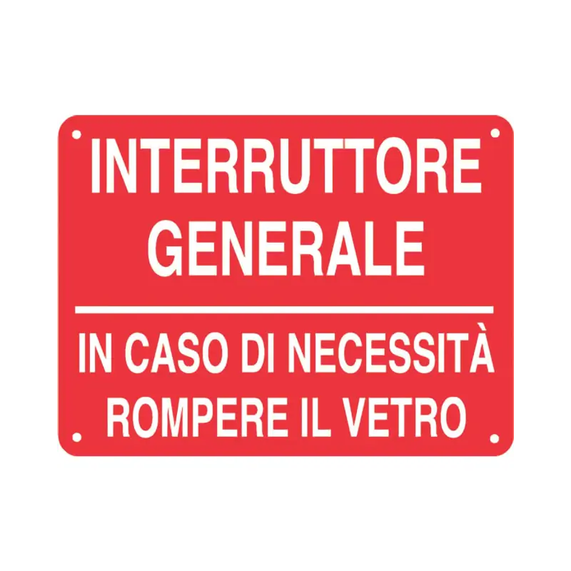 TARG.ALL.VS-I130 150X200 MM. INTERRUT.GENER - CEMBRE 2613000AR