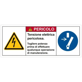 ETIC.VS-I150 IMP.ELETTR.150X180MM IN LINGUE - CEMBRE 2613500-E