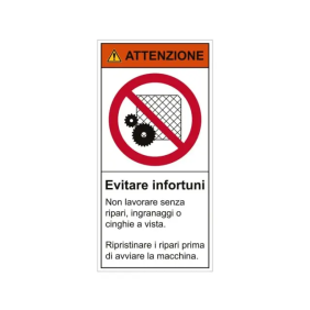 ETICH.VS-I147 PER IMP.ELETTR.62X125 INGLESE - CEMBRE 2614700-GB