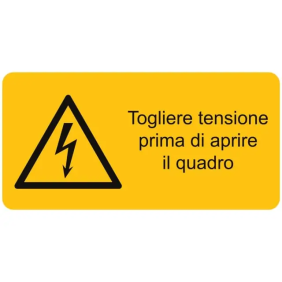 ETICH. AVVERTIMENTO WST-LSY 52X105MM.+TESTO - CEMBRE 2454HT067