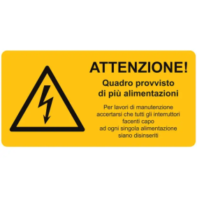 ETICH. AVVERTIMENTO WST-LAY 52X105MM.+TESTO - CEMBRE 2654HT032