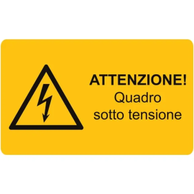 ETICH. AVVERTIMENTO WST-LDY 32X74MM.+TESTO - CEMBRE 2553HT081