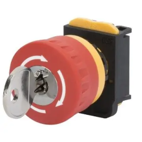 PULSANTE FUNGO D.40MM RITENUTA+CHIAVE - Gewiss GW74362