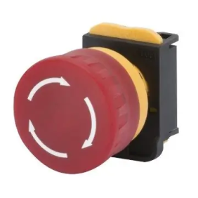 PULSANTE FUNGO D.40MM RIT.ILL.+SBLOCCO R - Gewiss GW74365