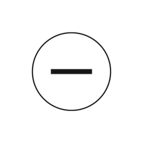 ETICHETTA PER APPAR.CS-NW-NEGATIVO- 12,5MM - CEMBRE 701700