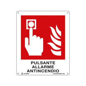 TARG.ALL.FS-AB 210X160MM.PULS.ALLAR.ANTINC. - CEMBRE 242004AB001AR