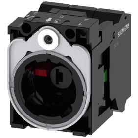 HOLDER MET 1NO1NC LED VERD 24V AC/DC MOL - SIEMENS 3SU15511AB403MA0