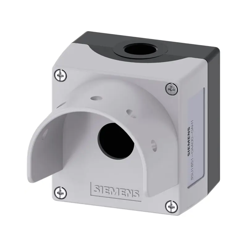 PULSANT.VUOTA EMERG 1 FORO CON COLL - SIEMENS 3SU18510AA000AH1