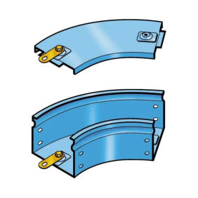 P31-Curva piana 45? 50x50 gp - LEGRAND 31AJB050G