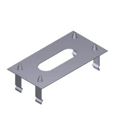 BASE ANCORAGGIO BARRIERA - GARD - CAME 119RIG039