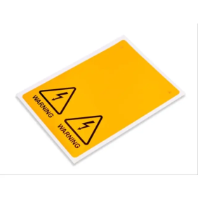 TARGA MG-SIGNS PVCR BIANCO RETTANGOLO 37X74 - CEMBRE 991052